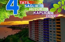 Armutlu Tatil Köyünde Ramazan Bayramı ve Ara Tatil Dönemi 98 m2 Daire Denize Sıfır KİRALIK