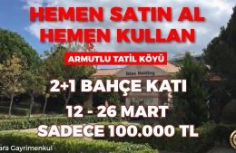Sahibinden Armutlu Tatil Köyü 12 Mart 26 Mart